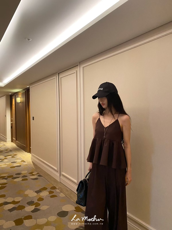高級歐美落地寬褲